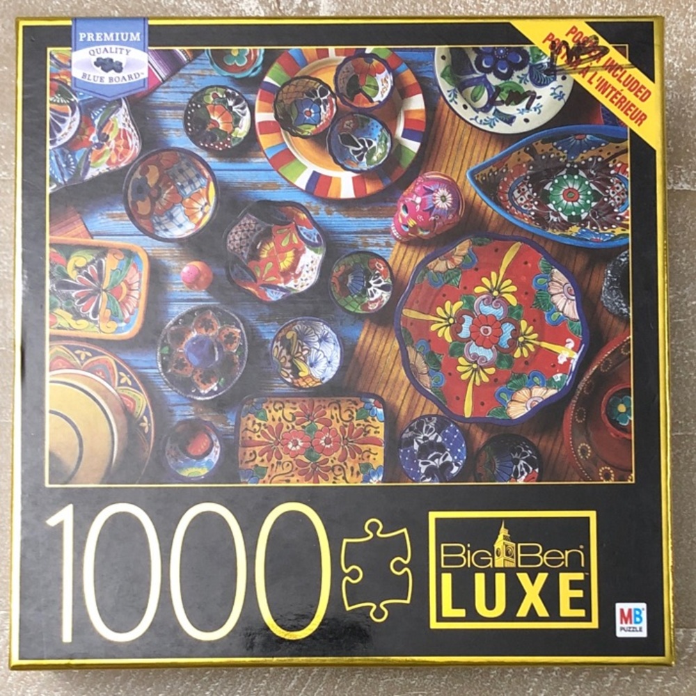 Big Ben Luxe 1000 Piece Puzzle Puebla Pottery